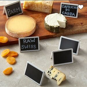 Crate&Barrel Black Chalkboard Stand Markers